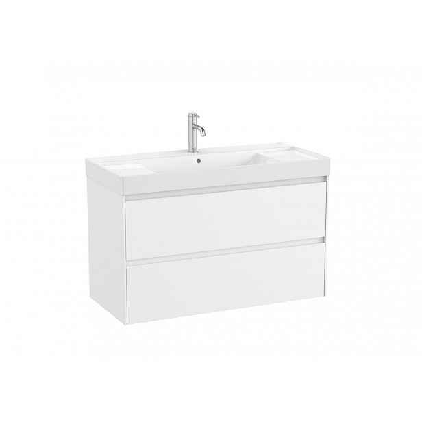 Koupelnová skříňka s umyvadlem Roca Ona 100x64,5x46 cm bílá mat ONA1002ZBM
