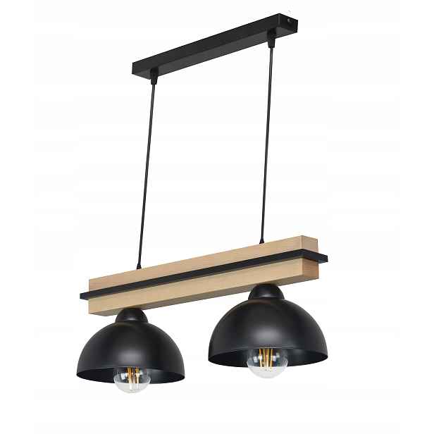 Lampa Do Kuchyně Jídelny Nad Stůl Závěsná Led E27 Dřevěná Do Altánku Loft