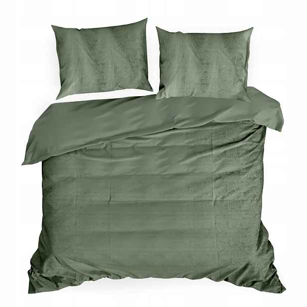 Povlečení Bavlna Tencel Premium 220x200 Tulia 1 Květinová zelená