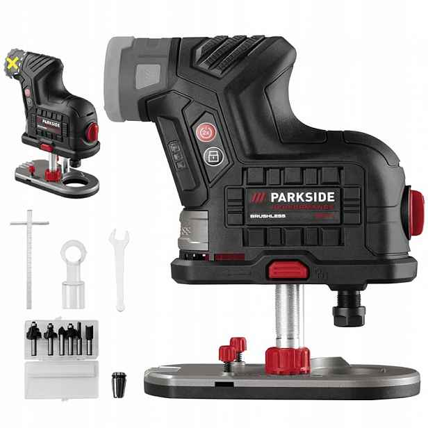 Akumulátorová Frézka Parkside Ppakf 12 A1 6 Fréz Set