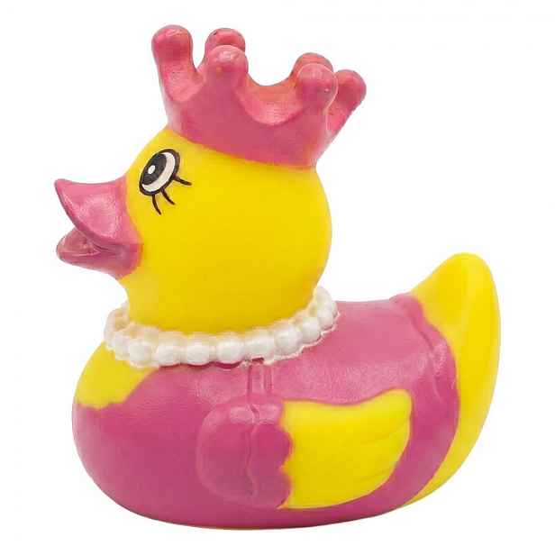 Kachnička s korunkou a perličkami Fancy Ducks - 6*6*6 cm Clayre & Eef