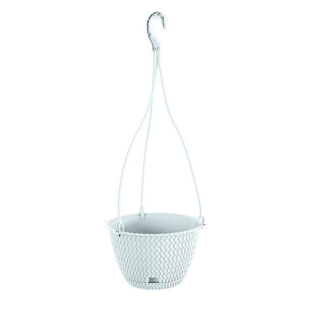 PROSPERPLAST - Květináč závěsný SPLOFY 23cm bílý