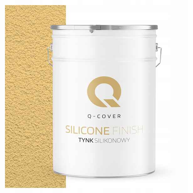 Silikonová Fasádní Omítka Žlutá F645 25 Kg Beránek Granulace 2.0 mm