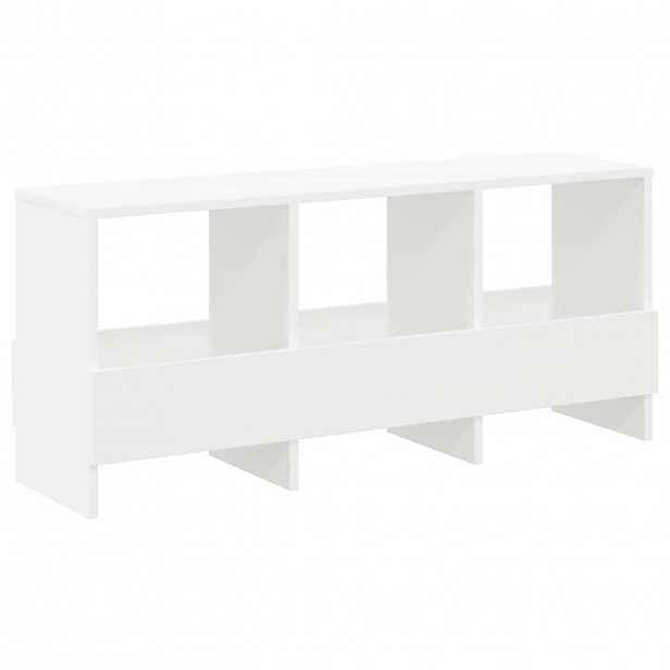 vidaXL Regál na časopisy Bílá 102 x 30 x 45 cm