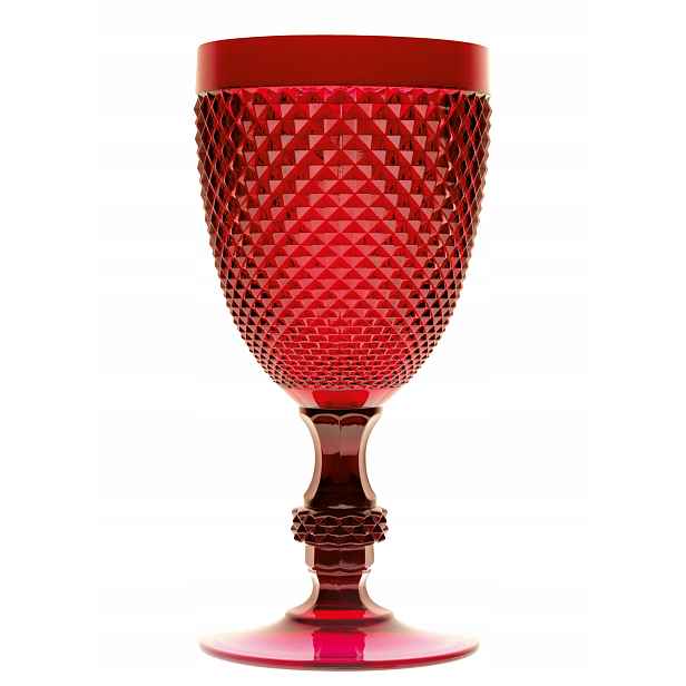 Excelsa Diamond skleničky červené 6 ks plast 18 cm 300 ml