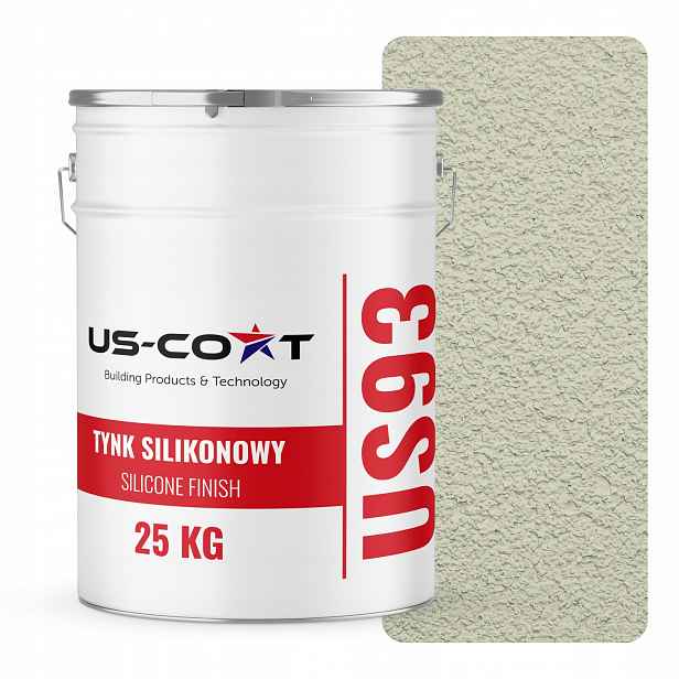 Silikonová Omítka Bílá Zlomená V Zelené F481 25KG Beránek Granulace 1.0mm