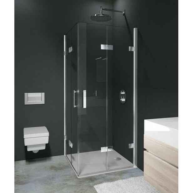 Sprchové dveře 80x200 cm levá Huppe Solva pure chrom lesklý ST4709.092.322