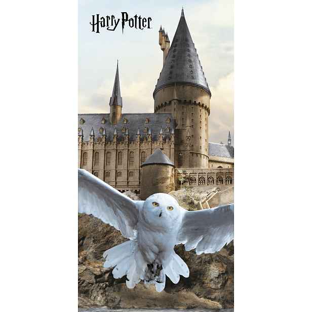 Bavlněná dětská osuška 70x140 cm Harry Potter "Hedwig" – Jerry Fabrics