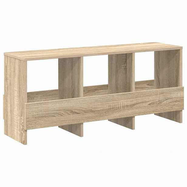 vidaXL Regál na časopisy Sonoma dub 102 x 30 x 45 cm