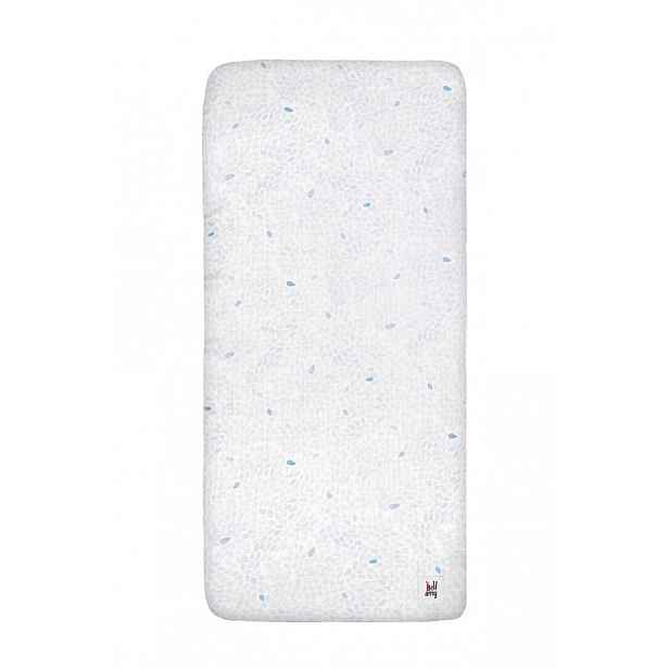 Bellamy Dětské mušelínové prostěradlo FLAKES 70 x 140 cm