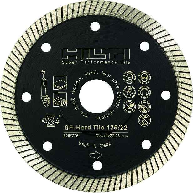 Kotouč DIA Hilti DC-D SPX Hard Tile 125×22,23×1,2×10 mm