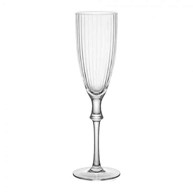 Sklenička na šampaňské s žebrováním - Ø 5*24 cm / 150 ml Clayre & Eef