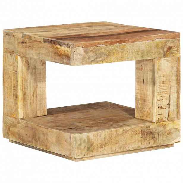 vidaXL Konferenční stolek 45 x 45 x 40 cm masivní mangovníkové dřevo