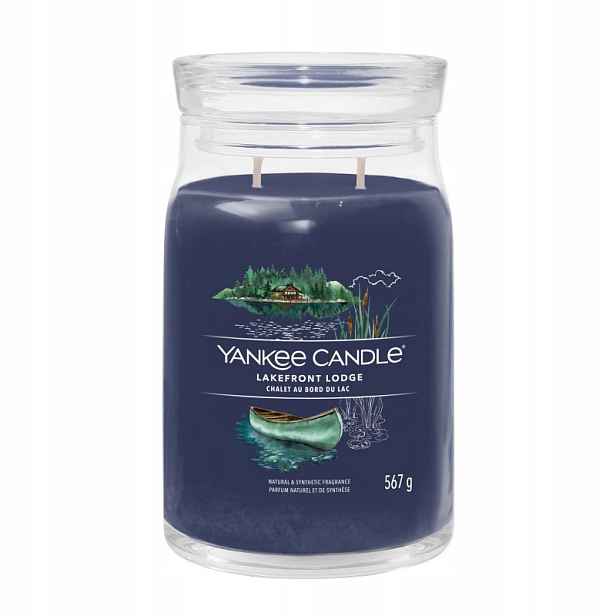 Vonná svíčka sójová Lakefront Lodge Yankee Candle velká 567 g