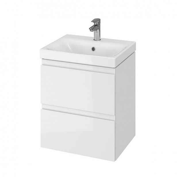 Koupelnová skříňka s umyvadlem Cersanit MODUO 49,4x62x39,7 cm bílá lesk S801-230-DSM