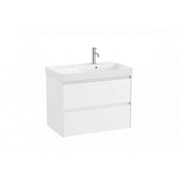 Koupelnová skříňka s umyvadlem Roca Ona 80x64,5x46 cm bílá mat ONA802ZBMP