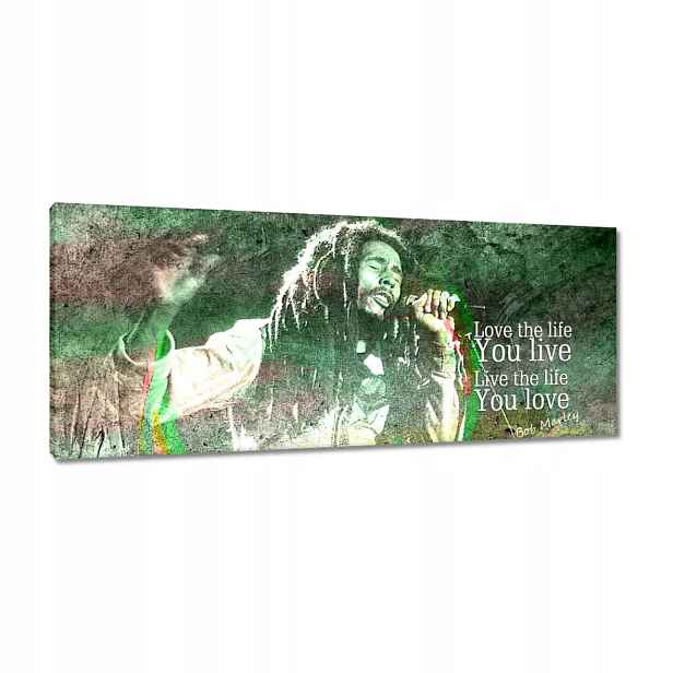 Obrazy 100x40 Bob Marley na koncertě