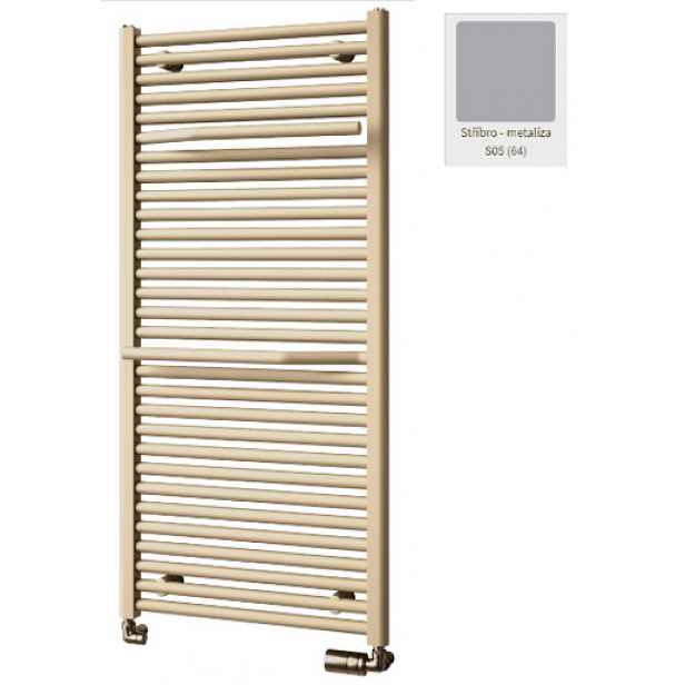 Radiátor ISAN Avondo 1215x60cm stříbrná DLNN12150600ST