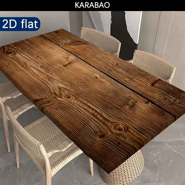 TEMU 1 ks Elastický ubrus s okrajem, Retro ubrus s texturou dřeva - Vhodný pro dekorace restaurací, kaváren a domácí jídelní stoly. Jasné barvy,