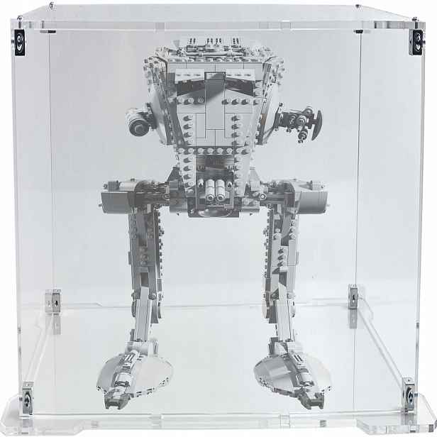 Vitrína s podstavcem pro stavebnici Lego 75417 Star Wars Kráčející stroj At-st