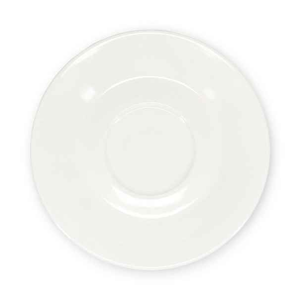 Bílý porcelánový podšálek ø 15,5 cm Barista – BonBistro