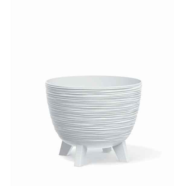 Prosperplast Květináč FURA I bílý, varianta 23,6 cm