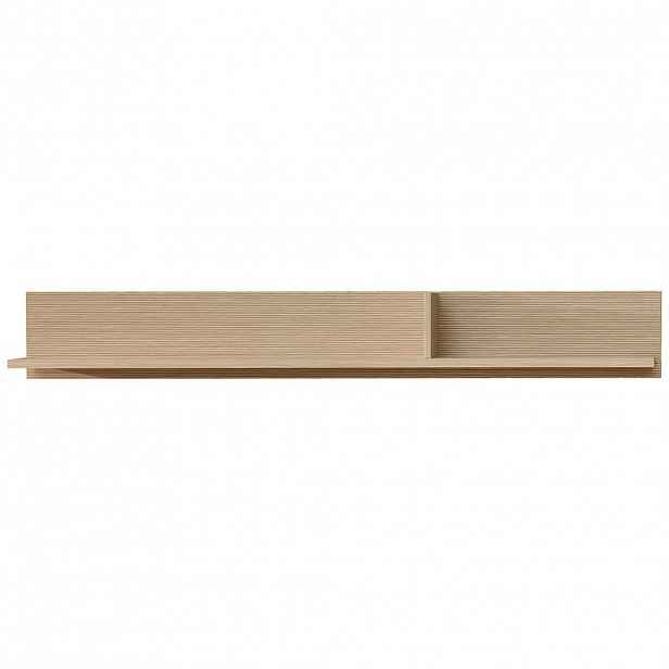 Stylife NÁSTĚNNÁ POLICE, barvy dubu, 160/22/22 cm