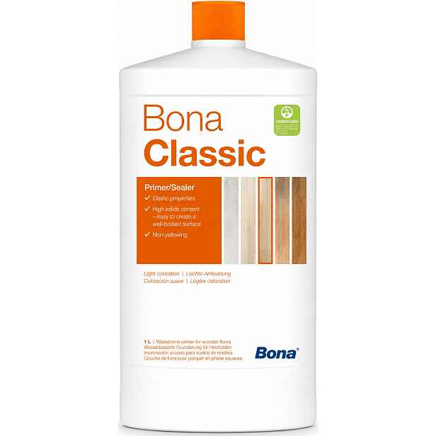 Bona Classic Primer 1L univerzální vodou ředitelný podkladový lak na parkety