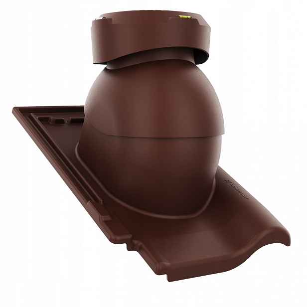 Krbový kanalizační ventilátor fi110 Bogen Innovo 12 Granátový Hnědý