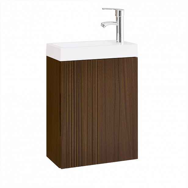 SoBuy SKŘÍŇKA POD UMYVADLO s 1 dveřmi 40x22x56cm Moderní