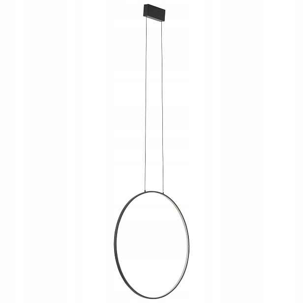 Závěsná lampa černá Led vertikální kulatá 60 cm 4000K Circolo Nowodvorski