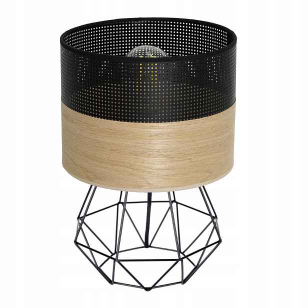 Noční Lampa Stolní Ažurové Stínidlo Díry Diamant Polsko Do Kanceláře Led E27