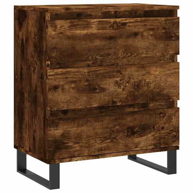 vidaXL Příborník kouřový dub 60 x 35 x 70 cm kompozitní dřevo