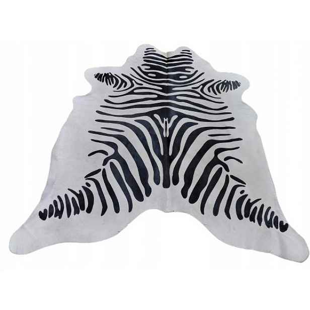 Kůže ze Zebry Přírodní kůže Zebra Hovězí kůže Vzor Zebry