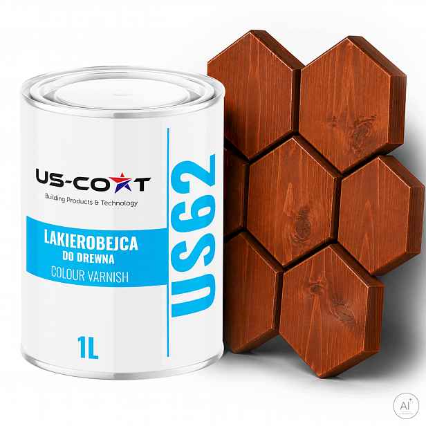 Lak na dřevo 3v1 Extra Lazura Ořech Světlý Polomat 1L Uv ochrana
