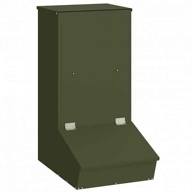 vidaXL Krmítko pro prasata Olivově zelená 55 x 38 x 76 cm 20 kg