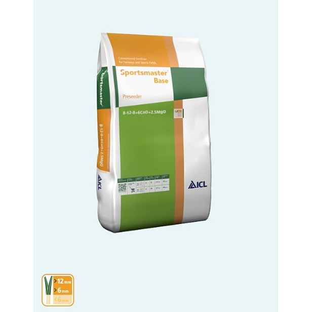 Hnojivo ICL Sportsmaster Base Preseeder, 08-12-08 +10CaO +2,5MgO, 25kg