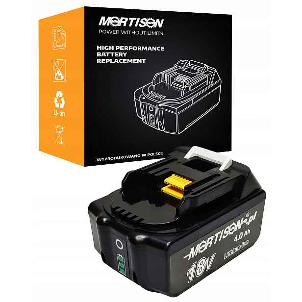 Makita Akumulátor Baterie 18V 4,0Ah BL1840 Led