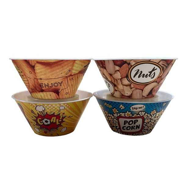 miska 0,75l POPCORN, 4dekory, plast