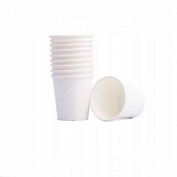 Papírové kelímky 40 ml bílé 1000 ks – biologicky rozložitelné, bez plastů