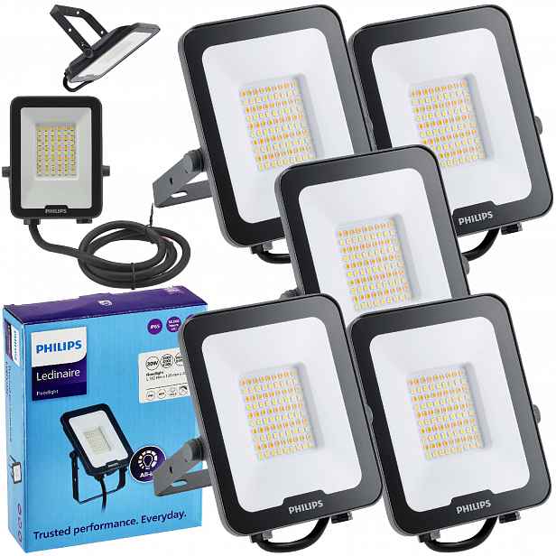 Philips Led reflektor 30W 3600lm Cct IP65 Lampa Ledinaire Venkovní x5