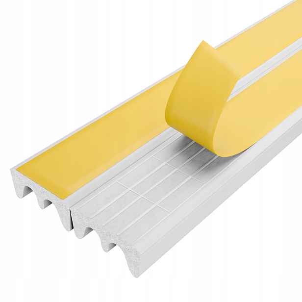 Samolepicí odhlučňovací těsnění pro okna dveří 9x4 mm E Bílá 150 m