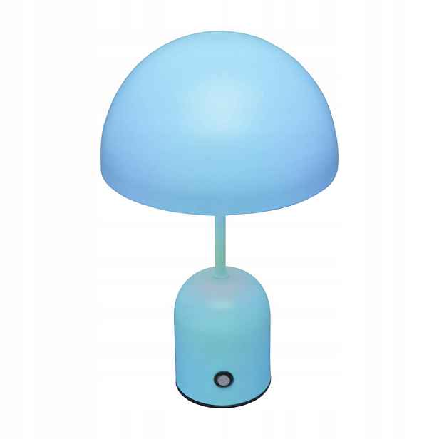 Stolní Led lampa ve tvaru hříbku 2W, nastavitelná barva světla Italux Cantia, modrá