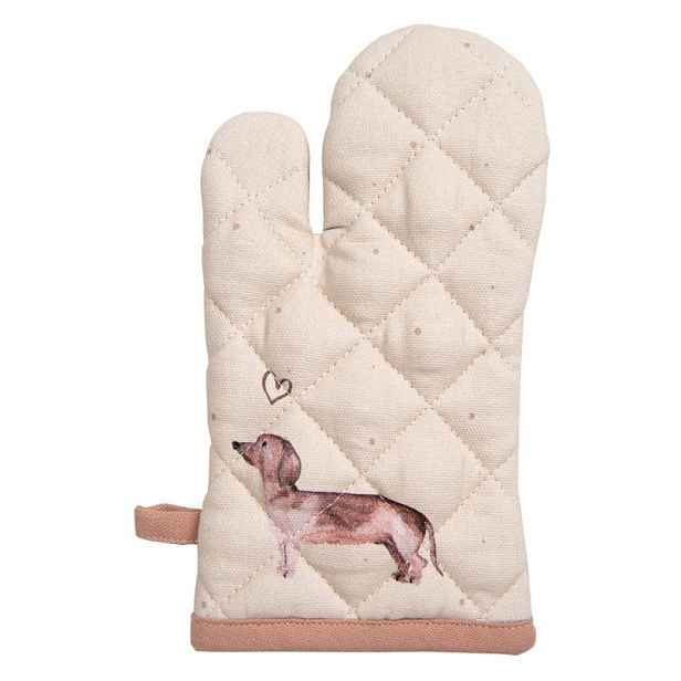 Chňapka s jezevčíkem Dachshund Love - 18*30 cm Clayre & Eef