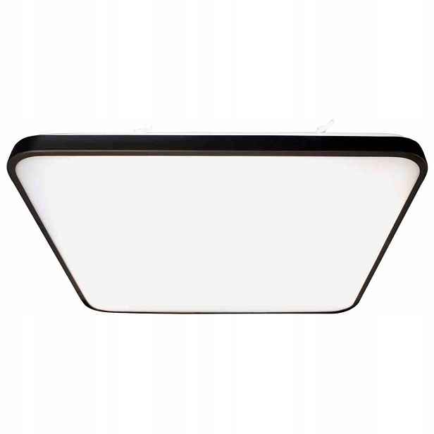 Led stropní svítidlo Stropní svítidlo černé, čtvercové, 47 cm, 4000K, do kuchyně Milagro