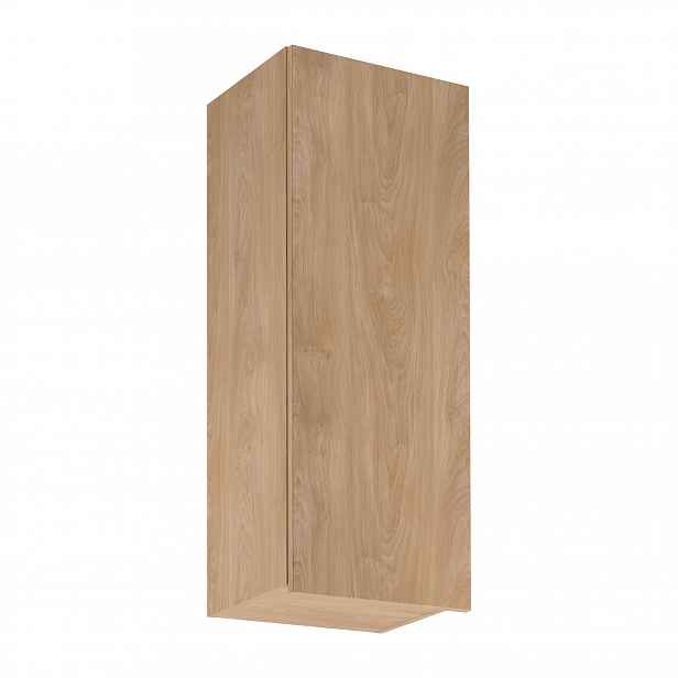Vysoká horní kuchyňská skříňka SALERNO - šířka 40 cm, dub, pravé provedení