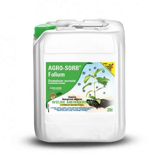 Agro-Sorb Folium – Aminokyseliny listový stimulátor růstu 20 l