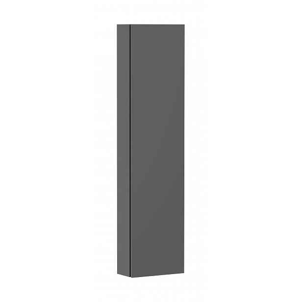 Hansgrohe Xilesa E - Vysoká skříňka, 40x165x20 cm, 1 dvířka, panty vpravo, matná šedá 54286760
