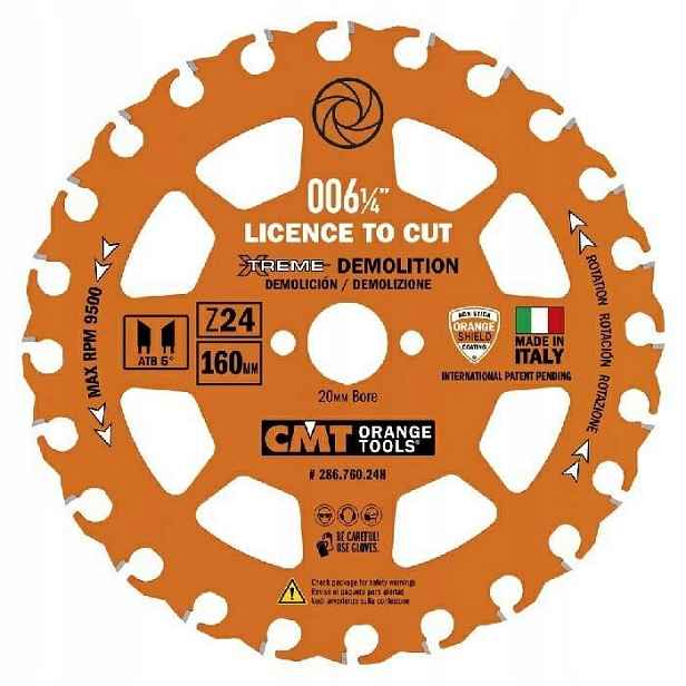 Kotoučová pila Cmt 286.760.24H 160 mm, ultratenká