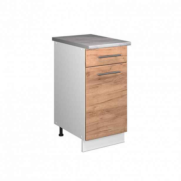 Vicco SPODNÍ SKŘÍŇKA PRO DŘEZ/VARNOU DESKU Fame-Line Zlatý mocný dub 40 cm , PD Mramor